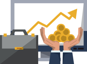 Step-Up SIP concept showing gradual investment growth and increasing wealth over time