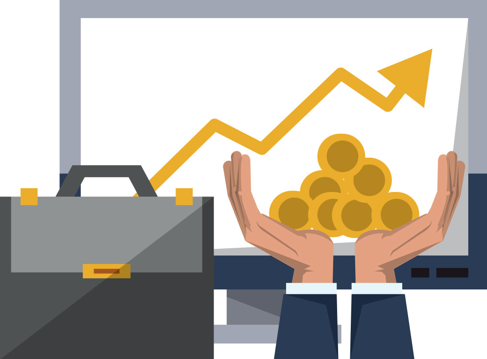 Step-Up SIP concept showing gradual investment growth and increasing wealth over time